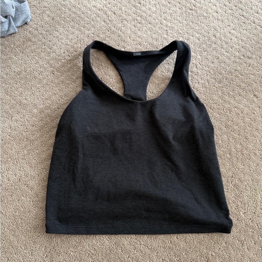 Vuori Black Crop Top
